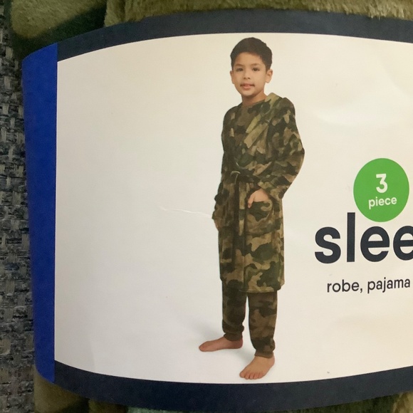 Lands End Youth 3-Piece Sleep Set L(14/16) - Picture 3 of 12